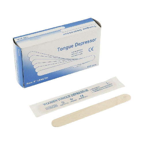 Tongue Depressor Wooden(Single pack)